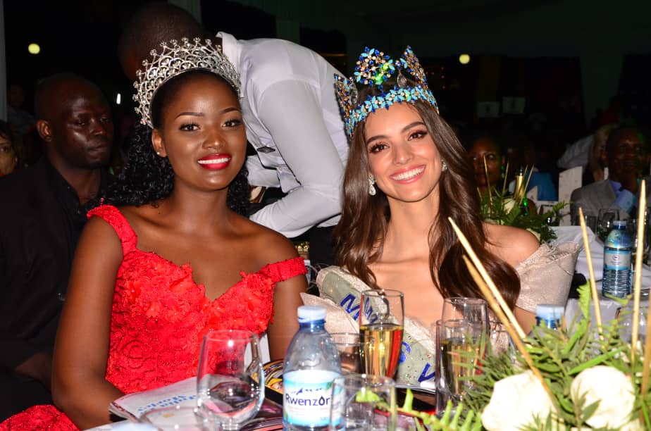 Quiin Abenakyo chilling with Miss World Vanessa Ponce