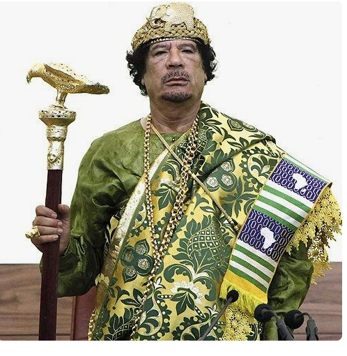 Col. Muammar Gaddafi the African king