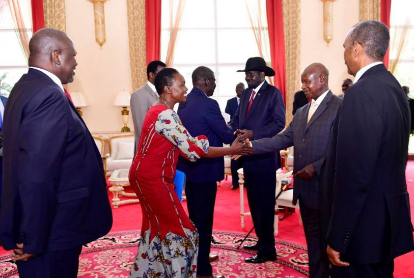 President Museveni receives some of the visitors