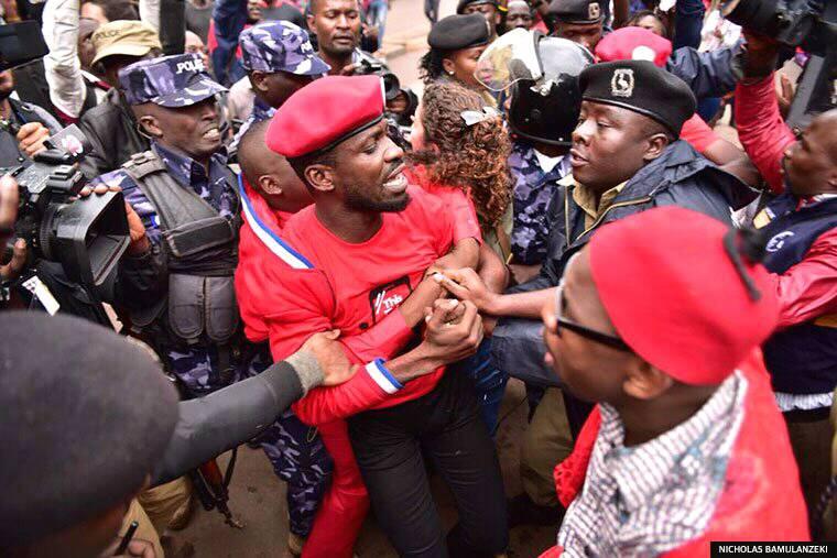 Breaking! Bobi Wine Arrested At Airport!