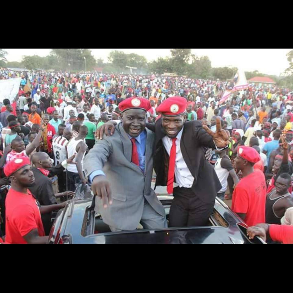 Chained Bobi Wine, Wadri Thumb Museveni, Besigye In Arua Mun.By-Election!