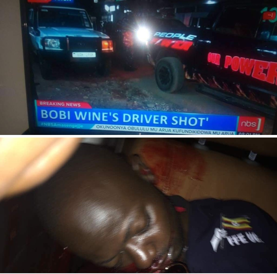 It’s Do Or Die In Arua By Elections: Bobi Wine Survives Assassination As Driver Is Shot Dead!