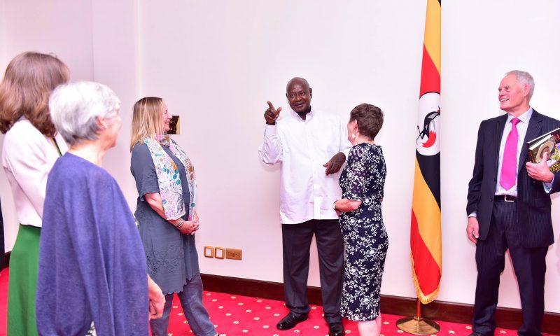 President Yoweri  Museveni  Hosts His Former  Ntare  School  Teachers  At State House