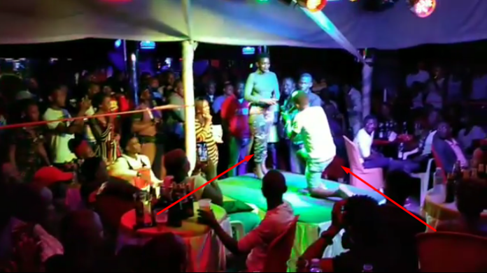 VIDEO: Mc Kats Begs Fille To Forgive Him Live On Stage