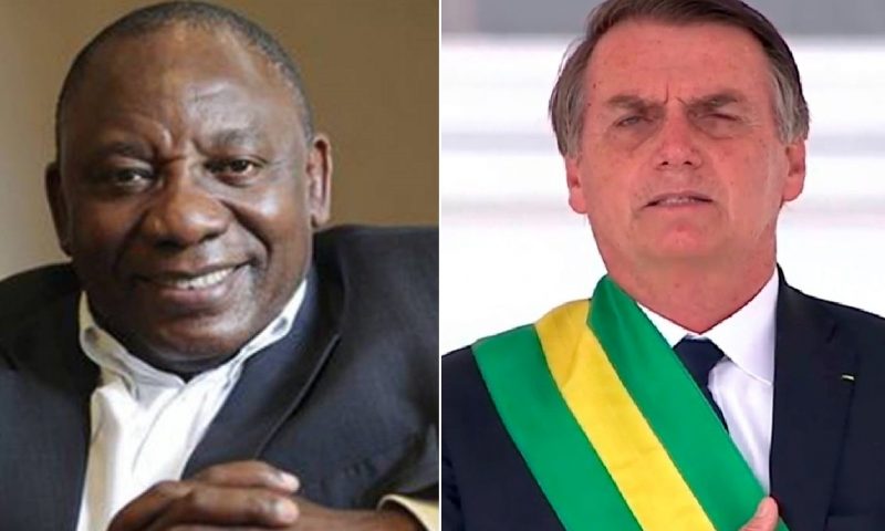 President Ramaphosa Congratulates Brazil’s Bolsonaro
