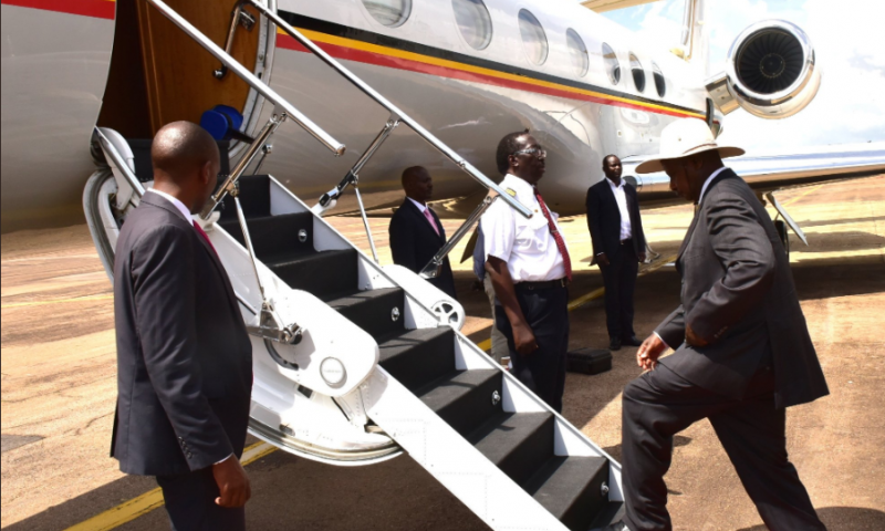 Museveni Flies To Ethiopia For AU Summit