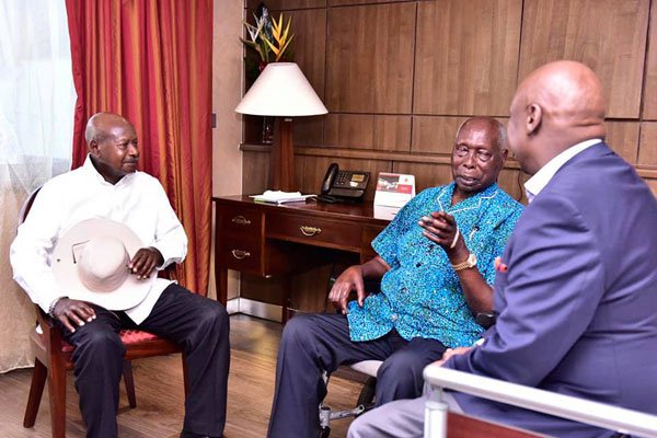 Museveni Visits Ailing Speaker Kadaga, Ex-President Moi Again