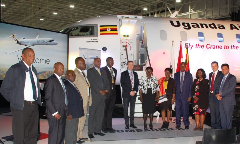 Uganda Finally Receives Its first CRJ900 Aircrafts From Bombardier