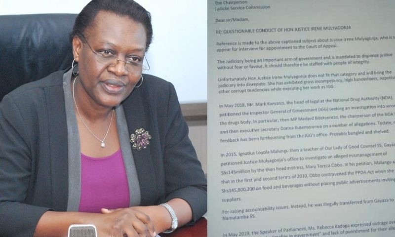 IGG Mulyagonja Dragged To Judicial Service Commission Over Lack Of Integrity