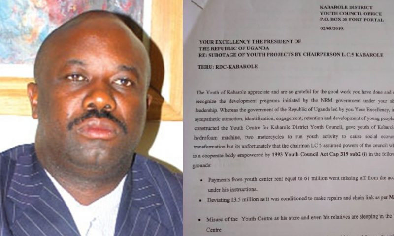 Youth Petition Museveni Over Missing Shs.71M Youth Fund, Accuse LCV Boss Of Misconduct