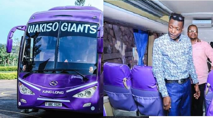 Jose Chameleone Donates Bus To Wakiso Giants