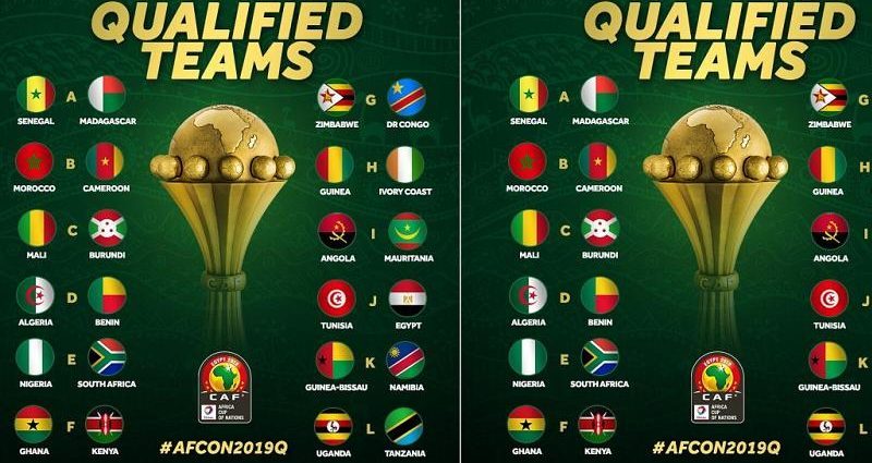 AFCON 2019 Fixtures (East African Time)