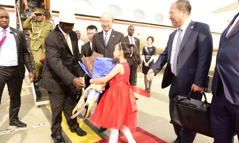President Museveni Arrives In China, Starts 4-Day Working Visit