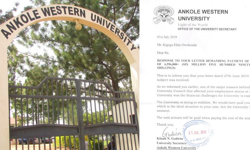 Ankole Western University Lecturers Face Eviction Over Rent Arrears