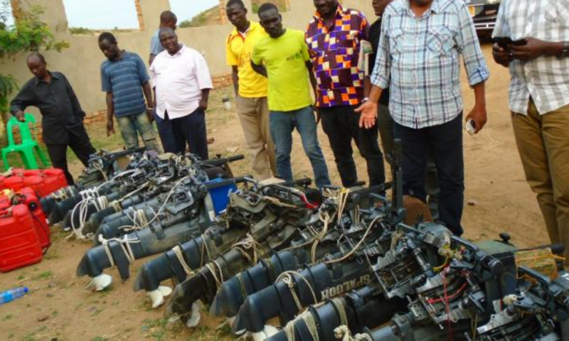 DR.Congo Gov’t Coughs 35 Stolen Boat Engines After Release Of Militiamen