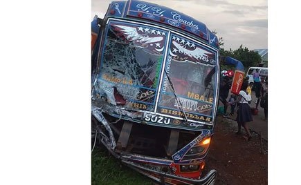 Three Die On Spot As YY Coaches Bus Overturns Along Mbale Tirinyi Highway