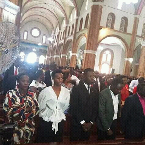 People Power Politicians  Hold Celebrity Mass At Lubaga Cathedral, Bobi Wine Blasts Gov’t For Blocking  Concerts