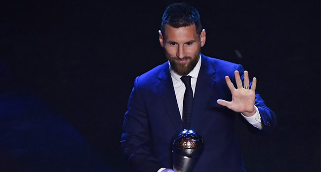 Lionel Messi Wins 2019 FIFA Best Player Of The Year