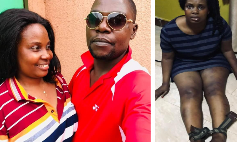 City businessman Nabs Wife Cheating, Clobbers Her To Pulp