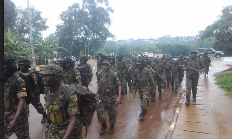 UPDF Armoured Commandos Mesmerize Masaka Residents With Deadly Military Tactics