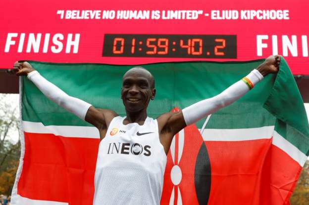 Eliud Kipchoge Breaks Two-hour Marathon Mark By 20 Seconds