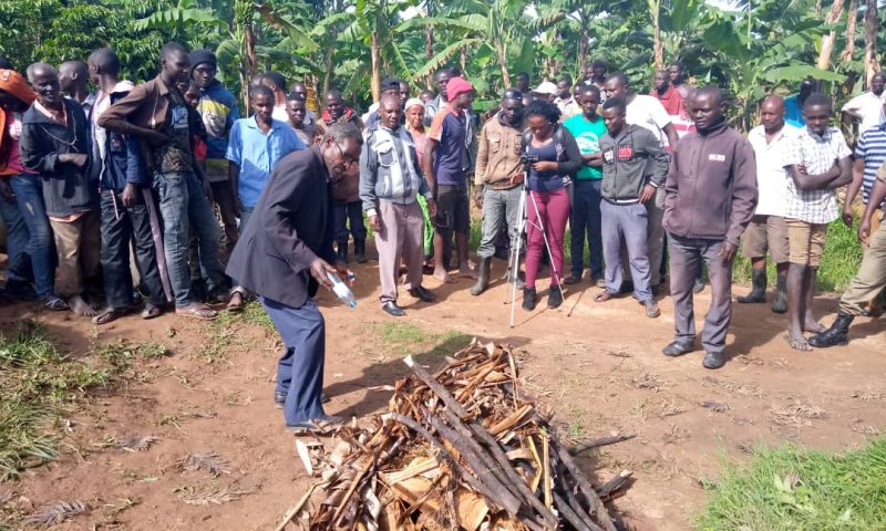 Man Finds  Coffin At His Door, Burns It With Petrol In Vain