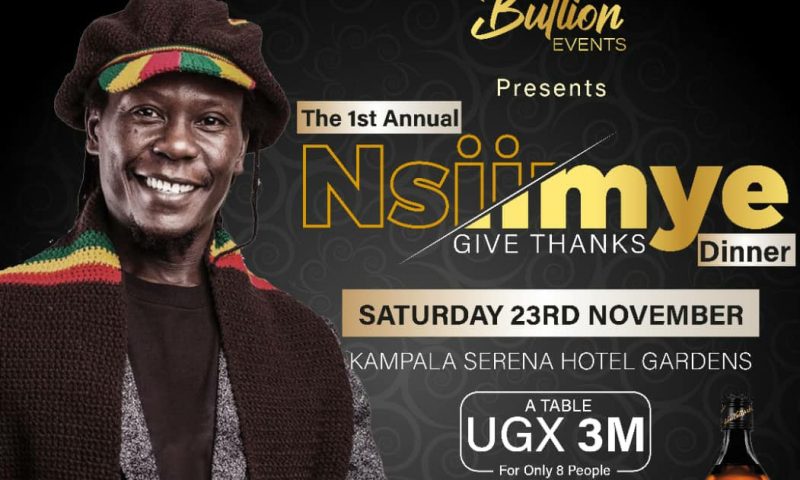 Reggae Star Maddox To Headline Nsiimye Thanksgiving Dinner