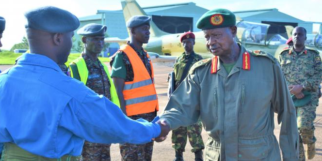 Gen.Museveni Passes Out UPDF Airforce Combat Pilots