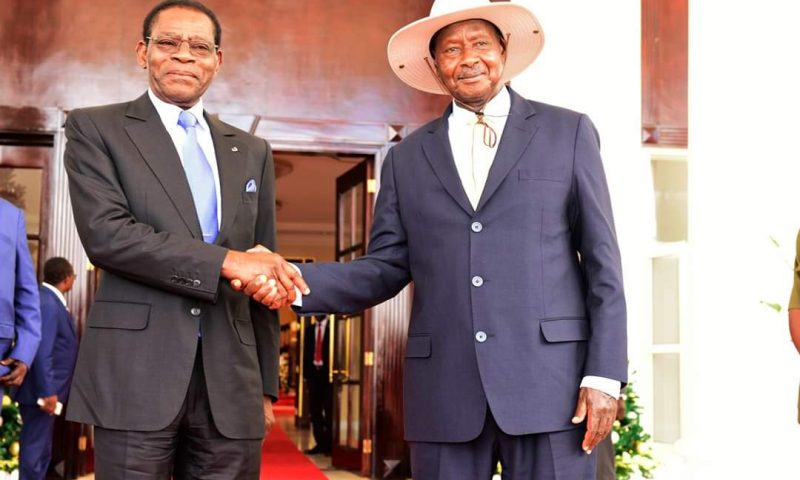 Equatorial Guinea President Obiang In Uganda For State Visit