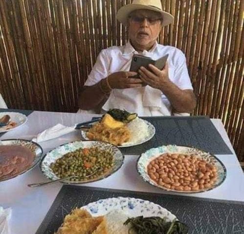 Tycoon  Sudhir  Savours Local Ugandan Dishes