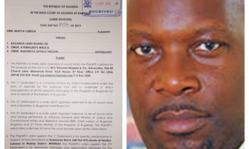 Bank Of Uganda Lawyer Sued For Grabbing Land Belonging To Kabaka Mutebi’s Blue-eyed Boy