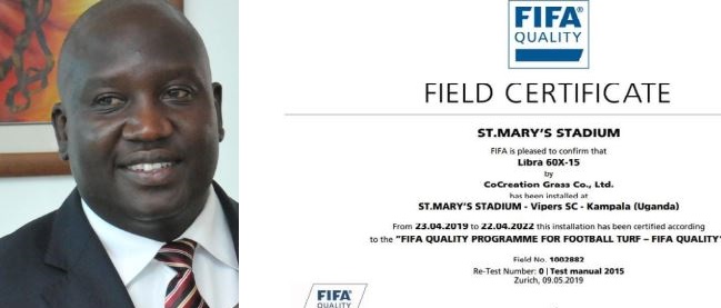 Tycoon Mulindwa Jubilates After FIFA Certifies St. Mary’s Stadium