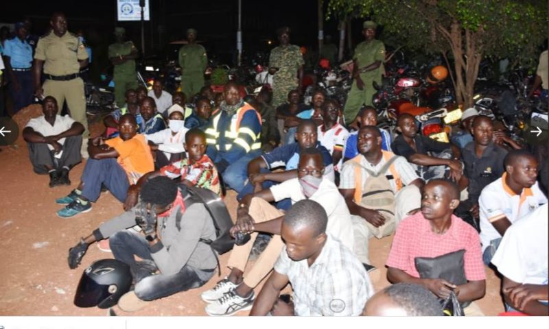 Several Ugandans Rounded Up In Kampala For Breaching COVID-19 Curfew