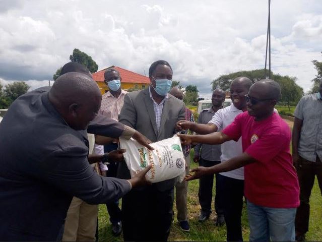 Minister Tumwesigye Donates COVID-19 Relief Food Worth Shs52M