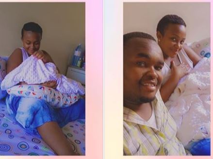 Update: TV Star Bahati Is Already Breastfeeding Her Baby