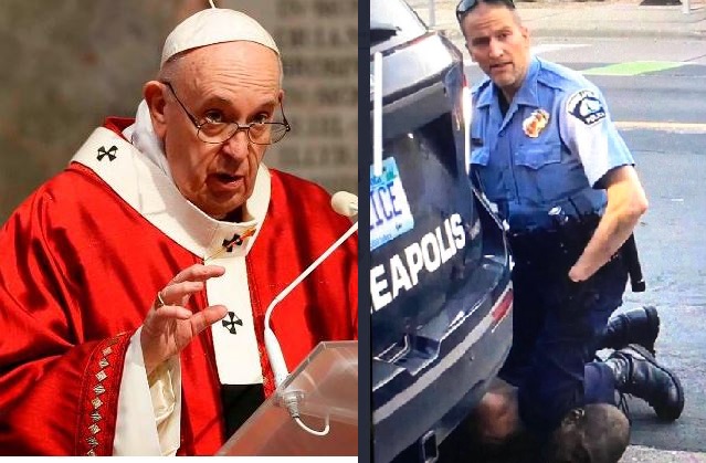 Furious Pope Francis Condemns George Floyd Murder By US Police, Denounces Racism