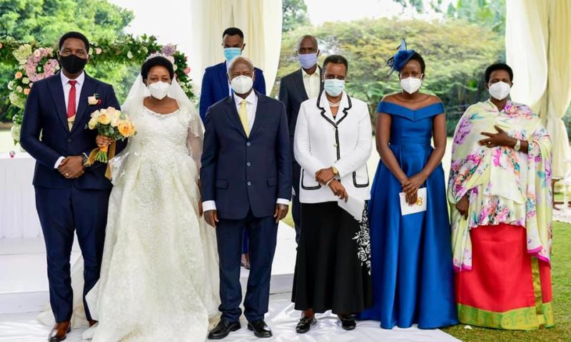 Museveni Teaches ‘Mama Corona’ COVID-19 Morals, Attends 14 Guests Wedding