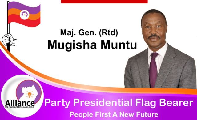 ANT Fronts Gen.Muntu As Presidential Flag Bearer