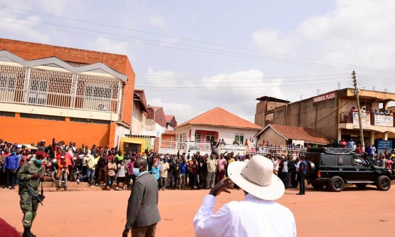 Museveni Pledges Re-building St.Peter’s Church After Visiting Site Amidst Huge Gathering