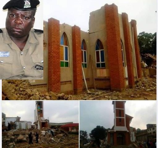 Police Speaks Out On Demolished Anglican Church, Several Officers Arrested