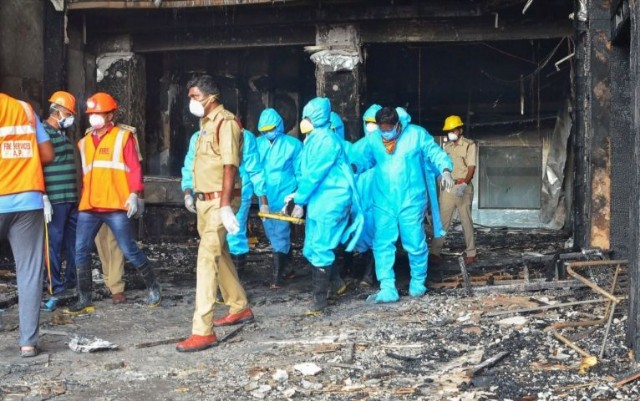 Horror:Deadly Fire Kills 11 Patients In COVID-19 Facility