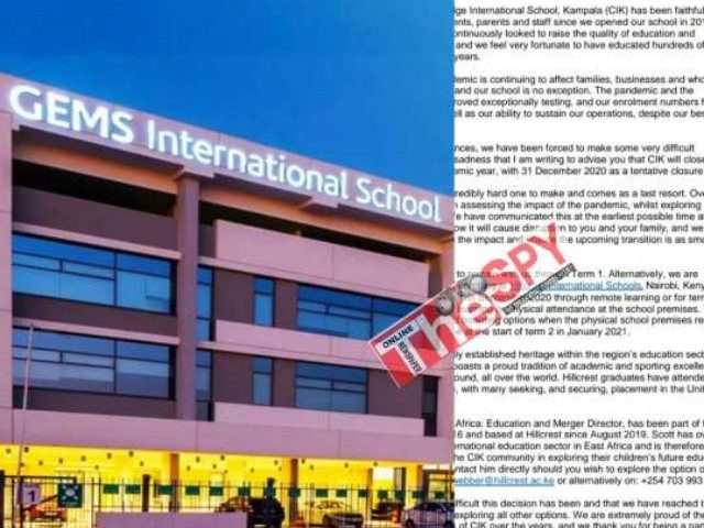Gems Cambridge International School Closes Operations In Uganda Over COVID-19