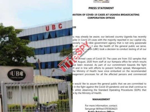 Just In: Govt’s Media Agency UBC Confirms 10 COVID-19 Cases