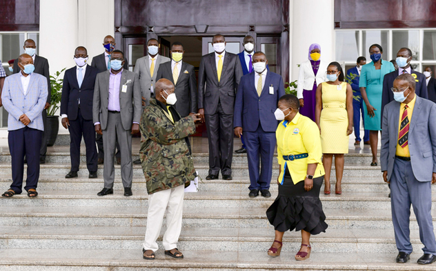 Museveni Unveils NRM Manifesto Committee Led By Saleh, Kamuntu