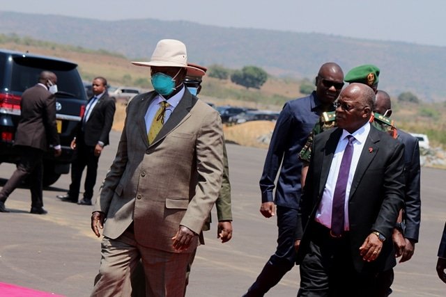 State House Staff Placed Under Quarantine After Museveni Visits Unmasked Magufuli