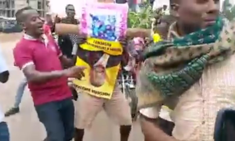 VIDEO:Hundreds Fill Ntungamo Streets To Celebrate ‘Trounced’ Rukutana’s Arrest Over Crowd Shooting