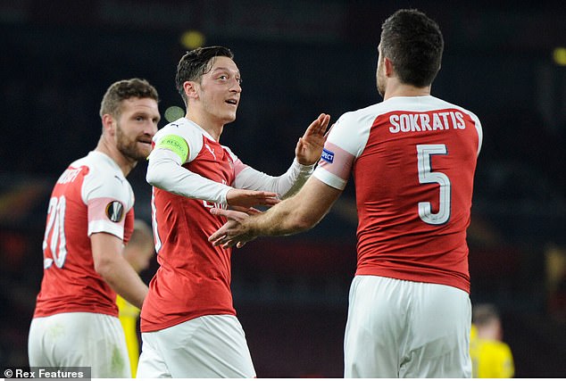 Full Squad Unveiled: Mesut Ozil, Sokratis Left Out Of Arsenal’s Europa League Squad