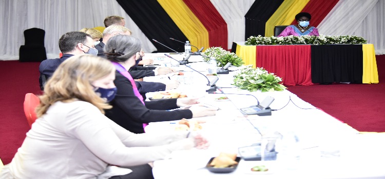 European Union Envoys Grill Speaker Kadaga Over Politicians’ Rights Abuse Under The Guise Of COVID-19 SOPs
