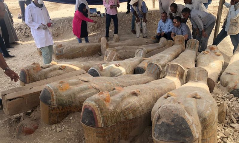 Horror: Egyptian Archaeologists Unearth 59 Coffins, King’s Tomb Buried 3,000 Yrs Ago