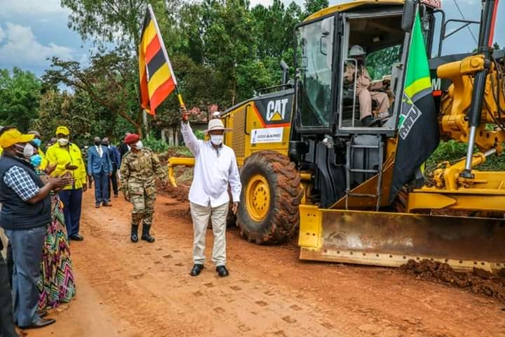 Museveni Launches Road Construction In Apac 
